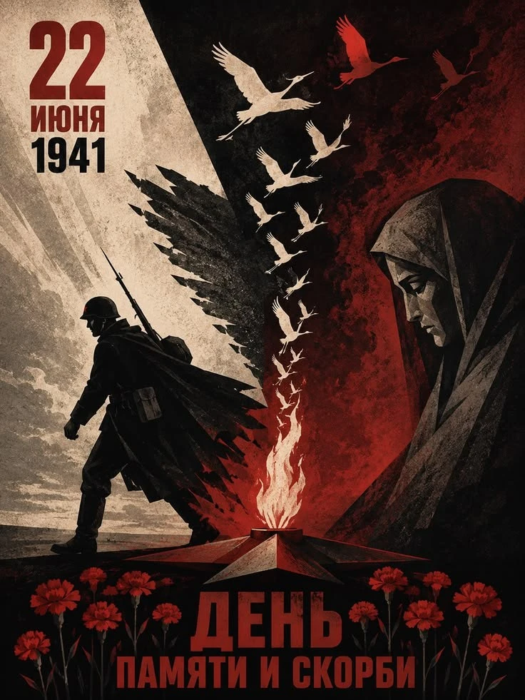 🕯️ 22 июня — День памяти и скорби.

В этот день, в 1941 году, началась Великая Отечественная война.