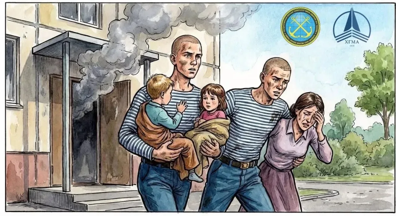 Молодцы! Настоящие герои! 🔥🔥🔥  Во время недавнего налёта старшекурсники Судомеханического факультета