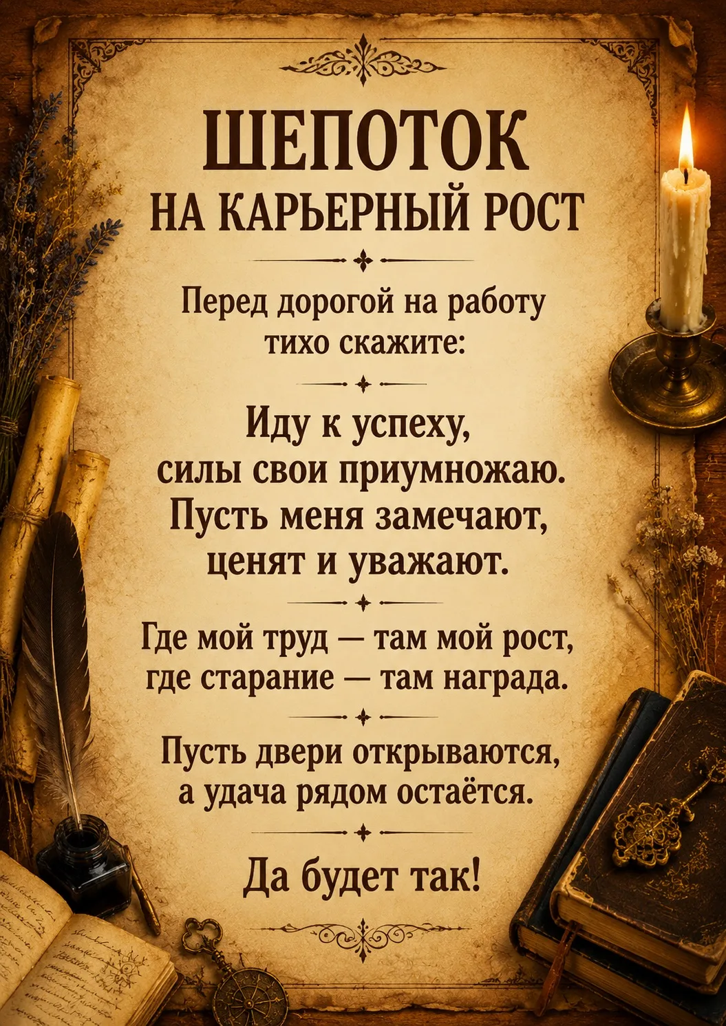 Счастье в дом.