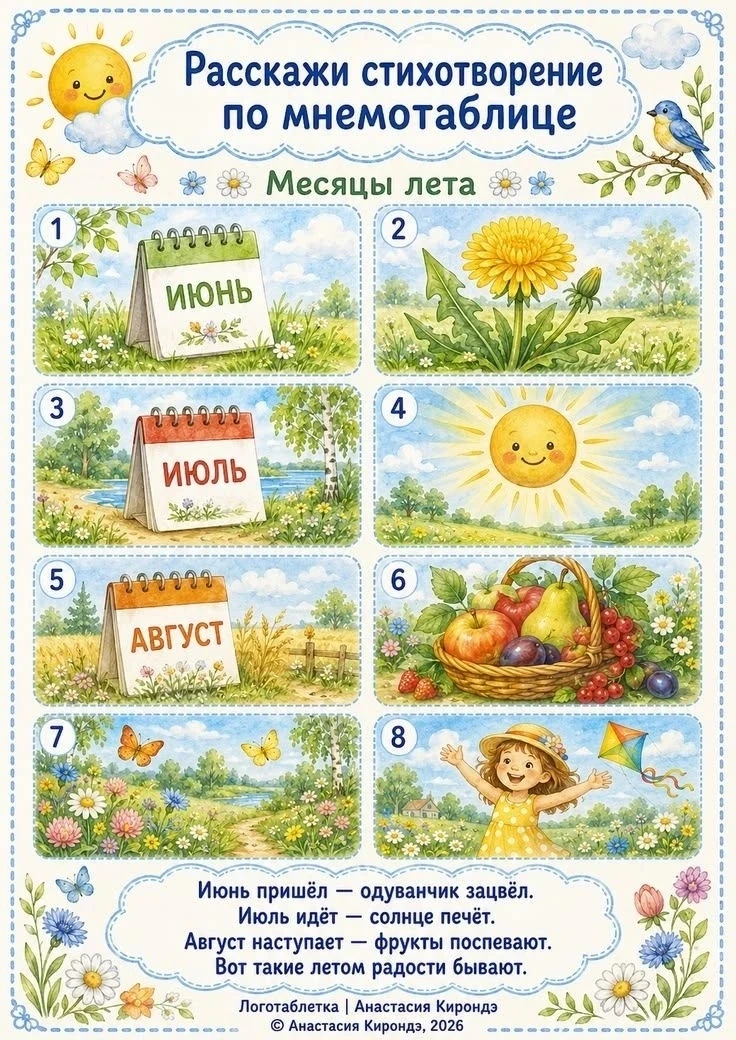 Учим стихи легко и с удовольствием📚📃✨