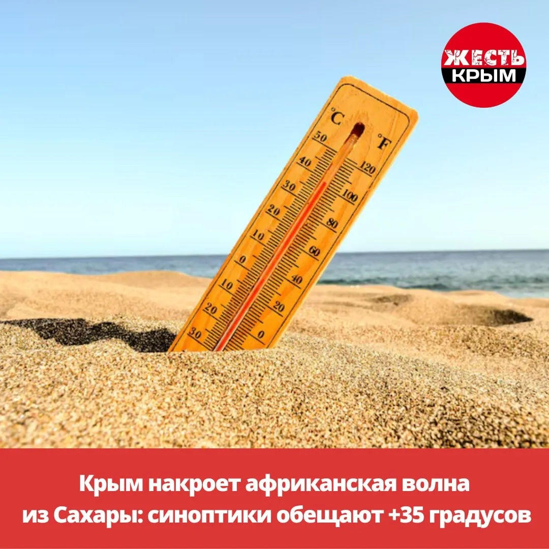 В Крыму будет очень жарко и сухо 22 и 23 августа ☀️