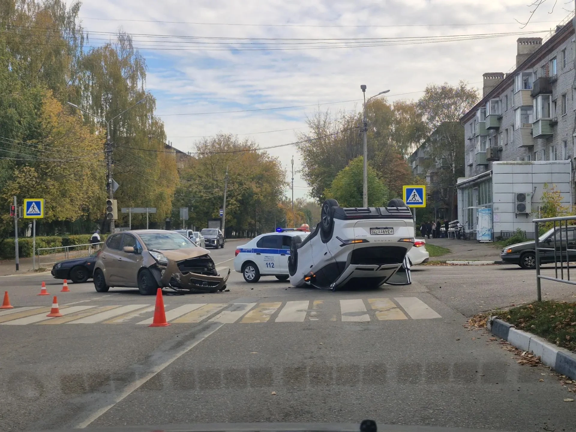 Коломна. Перекресток Ленина-Калинина