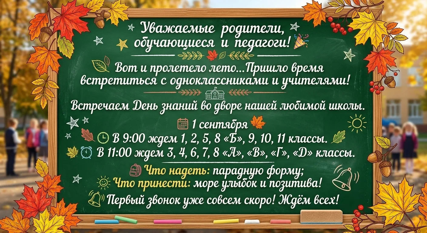 Уважаемые родители, обучающиеся и педагоги! 🎉