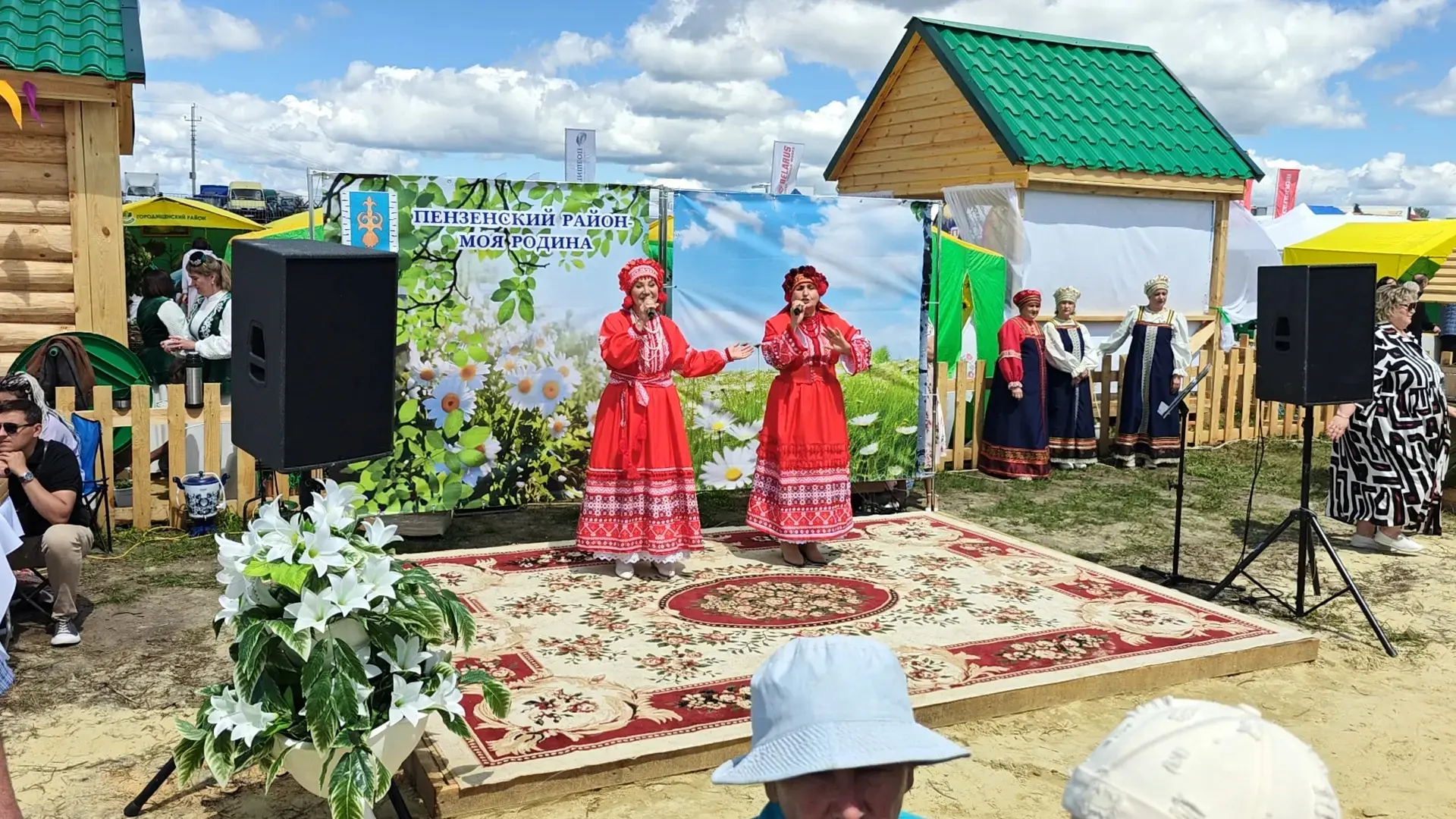 Фолк-группа "Родная песня" приняла участие на Всероссийском празднике "Сабантуй"