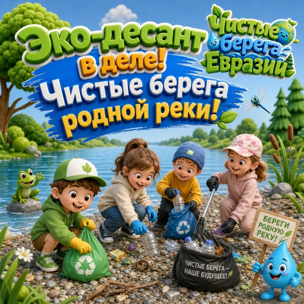 Маленькие защитники большой реки!