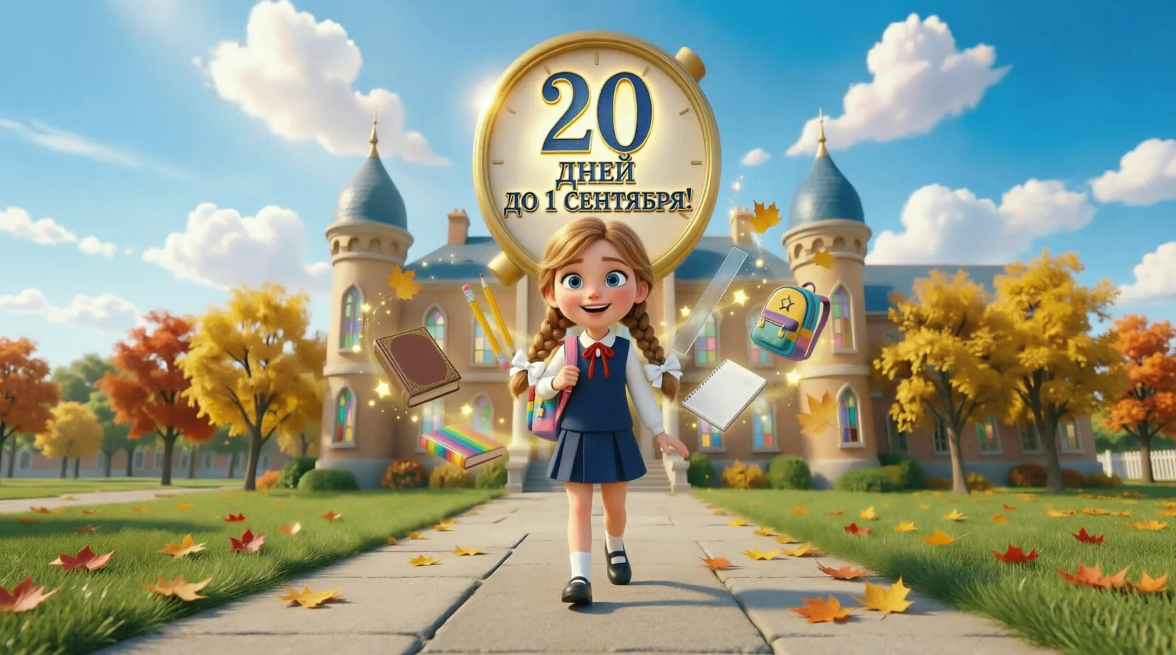 ⏳ «До 1 сентября — 20 дней!» Запускаем обратный отсчёт!