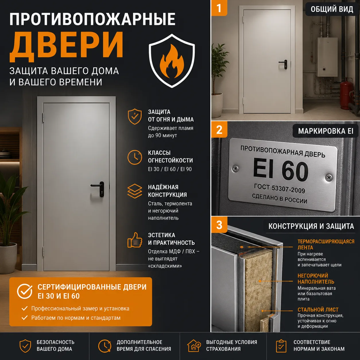 🔥 Противопожарные двери – это не только для заводов и складов