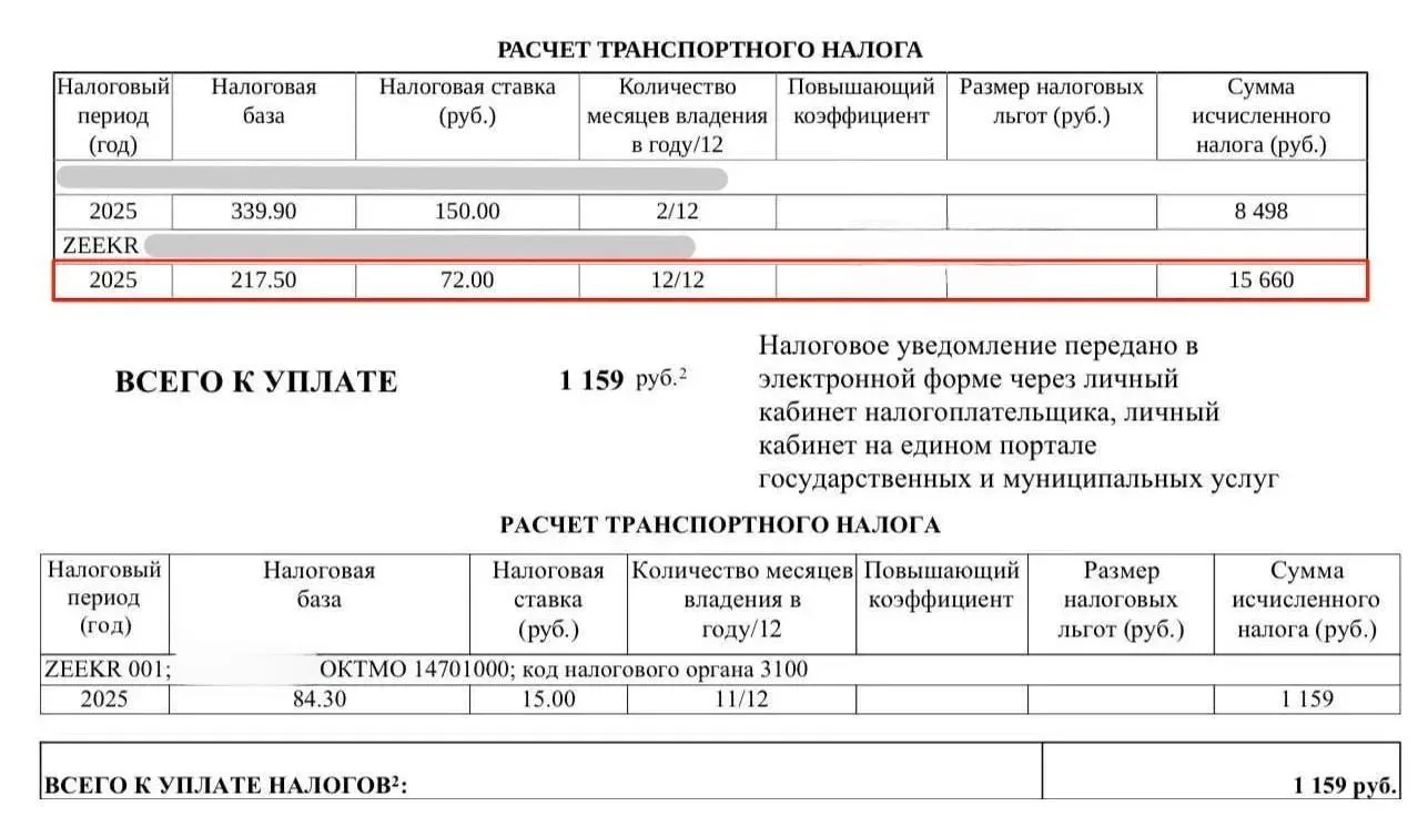 Россиянам массово приходят налоги на электрокары, хотя платить их они не должны.