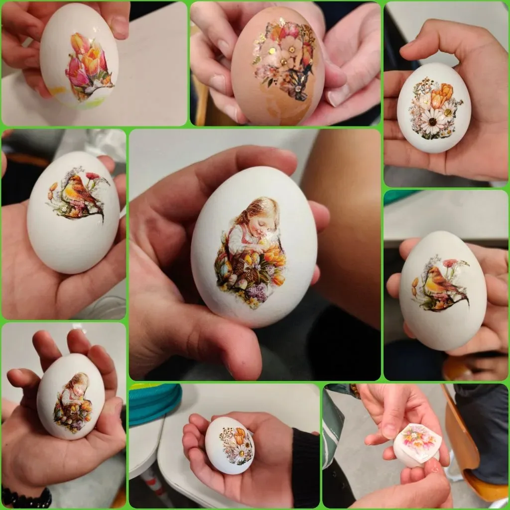 🐣 Украшаем яйца, клеим аппликации и декорируем куличи 🐣  В 3 «Б» классе прошёл необычный открытый ур