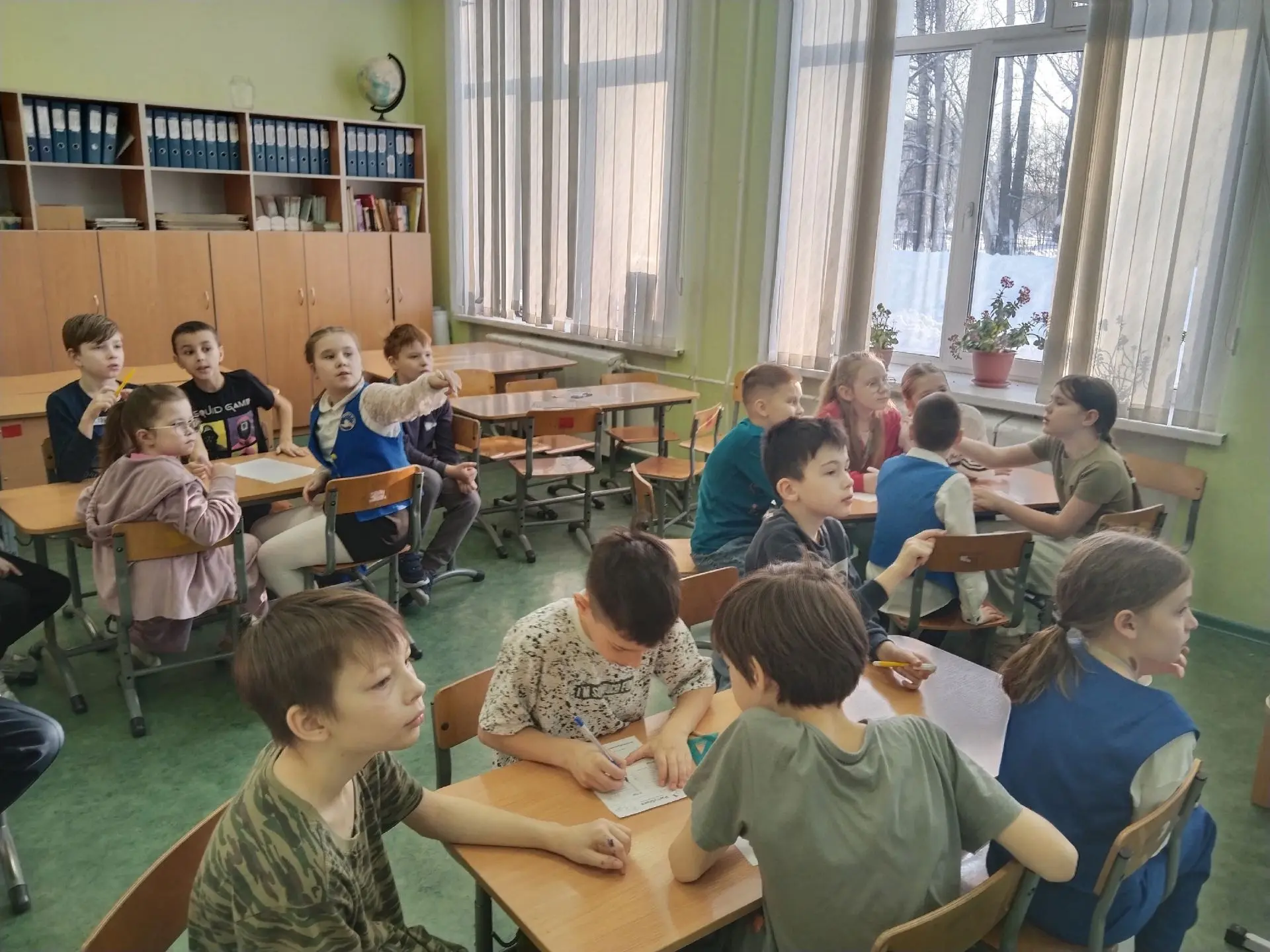 20 февраля в последний день 2 триместра состоялась интеллектуальная командная игра среди начальной ш