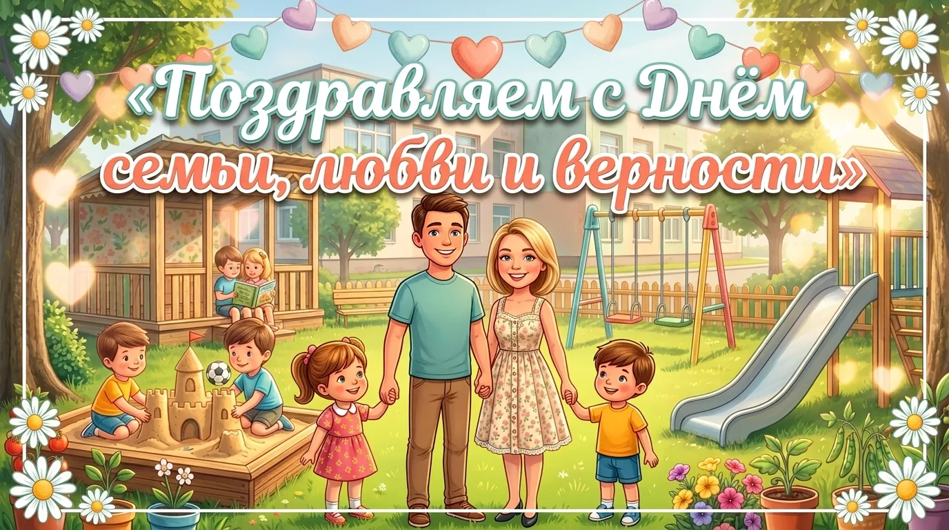 💕С Днем семьи, любви и верности! ✨
Сегодня особенный день, наполненный теплом, нежностью и самыми и