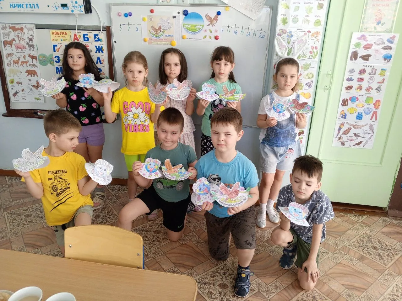 🌍🐦 День Земли и день воробья в группе «Буратино»