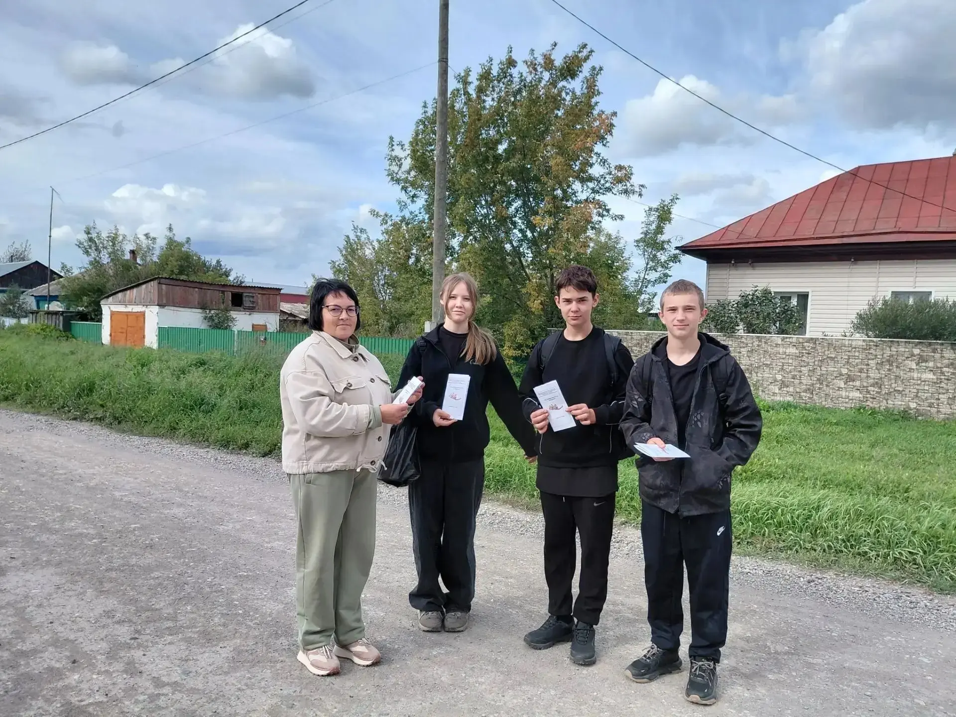 ✅️4 сентября 2026 года в Падунской модельной сельской библиотеке 🏛прошла уличная акция...