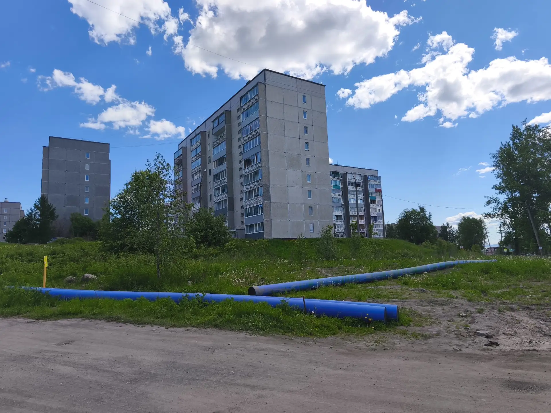 РЕМОНТ ВОДОПРОВОДА НА ОКТЯБРЬСКОМ ШОССЕ