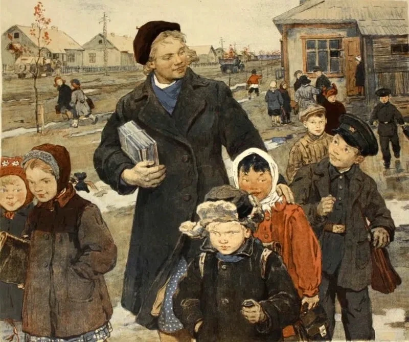 С начинающим искусствоведом Евгенией Романовной…