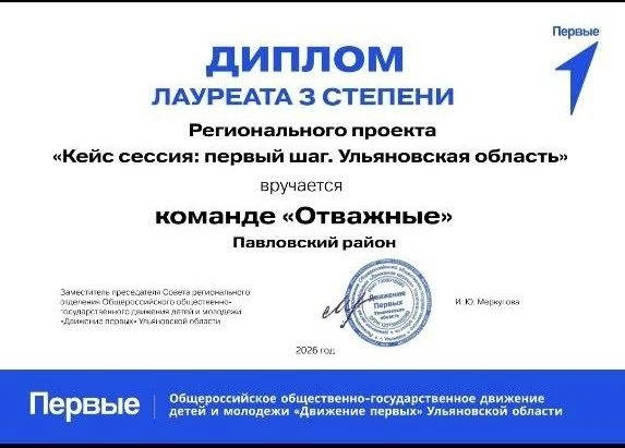 Активисты Движения Первых Старопичеурской средней школы участвовали в региональном прое...