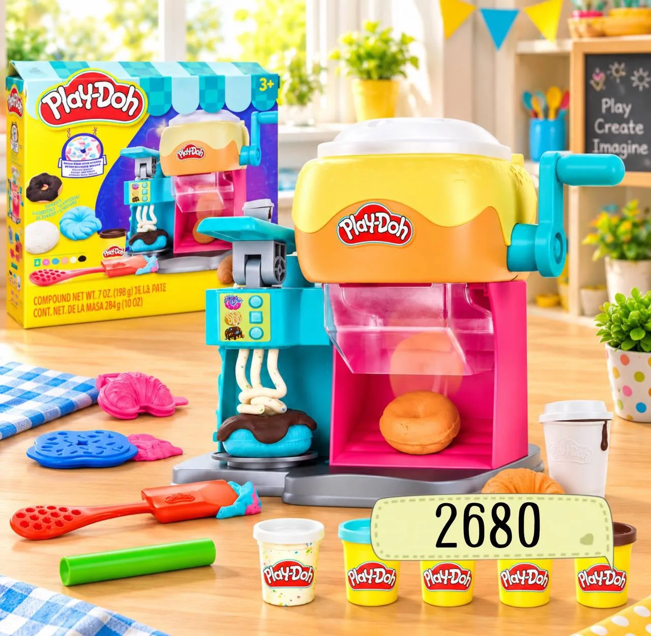 🍩 Набор Play-Doh «Пончики» — лепим яркие десерты!