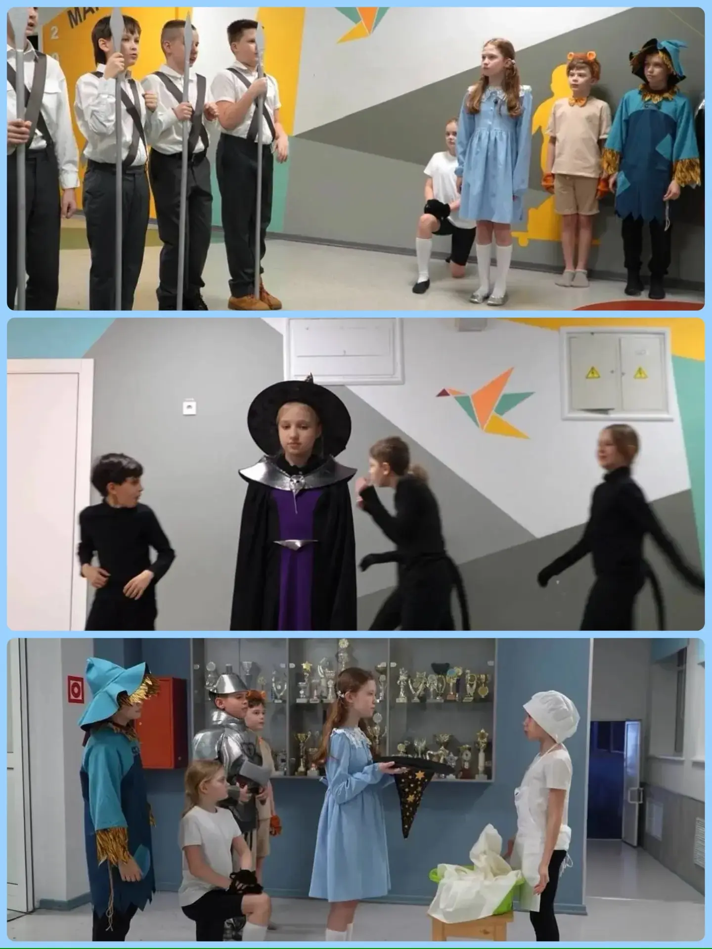 🎭 В рамках 18-го ежегодного театрального фестиваля «Школьные подмостки» 4 «Б» класс отправился в вол