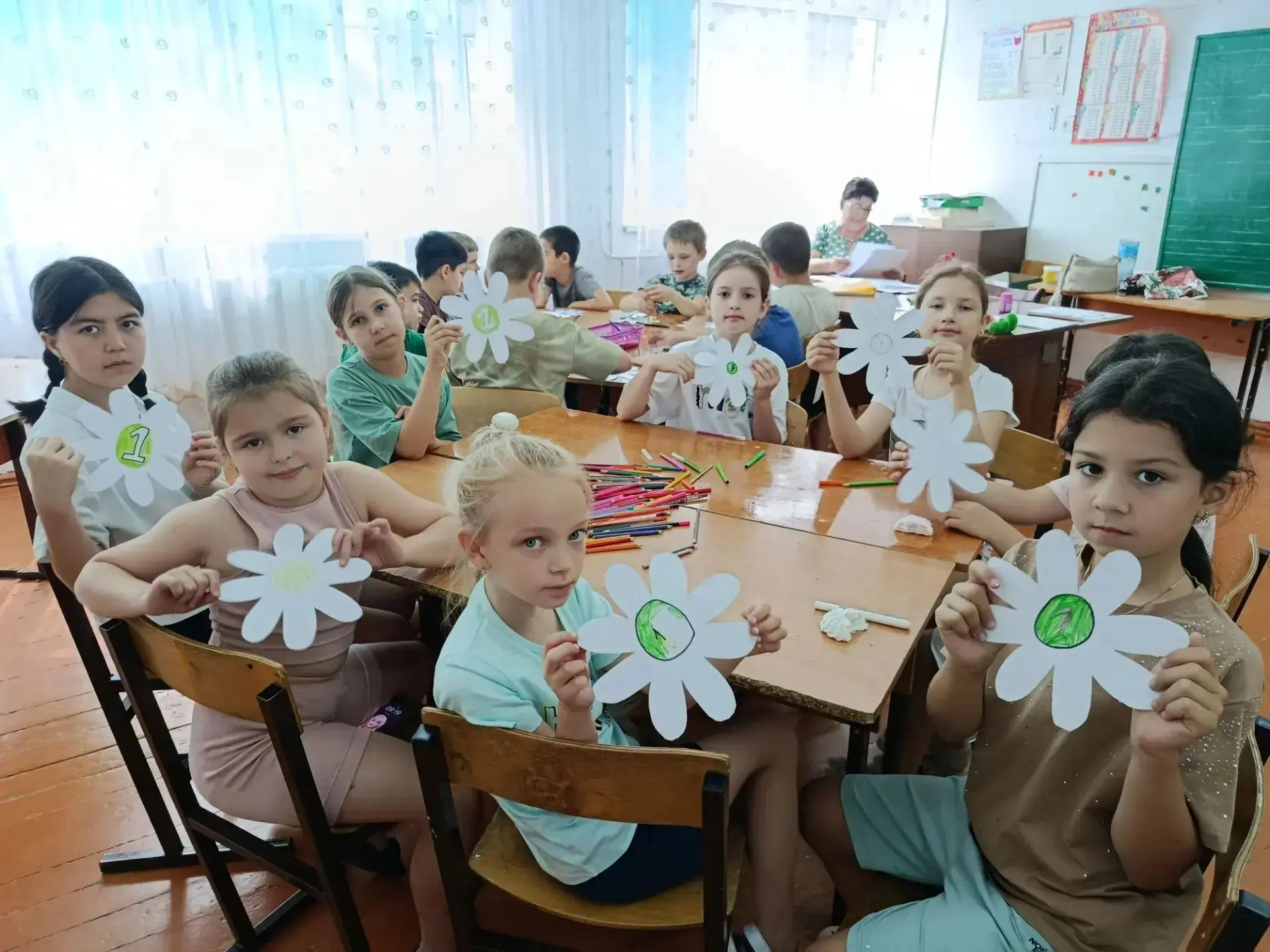 🌼Сегодня, 8 июля, в День семьи, любви и верности пришкольный  лагерь «Травинка»  был полон приключе