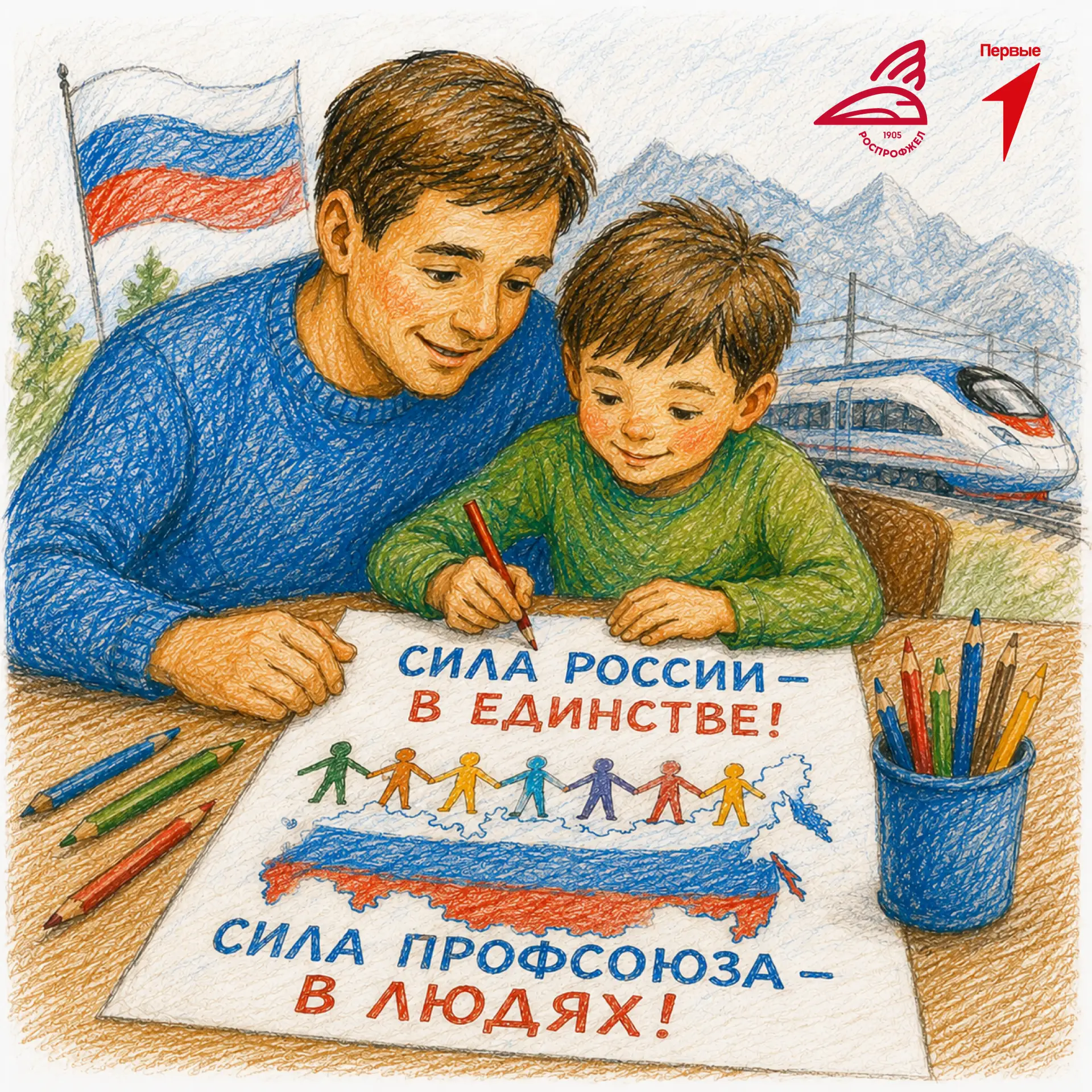 🎁 Путёвки на море для всей семьи и выставка работ ждут юных художников!  В самом разгаре конкурс дет