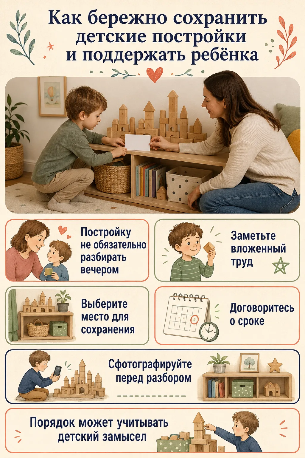 🏗️ Постройку не обязательно разбирать вечером