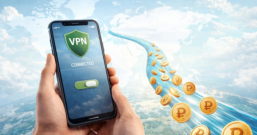 📱 Минцифры могут обязать операторов взимать плату за VPN при превышении 15 ГБ международного трафик