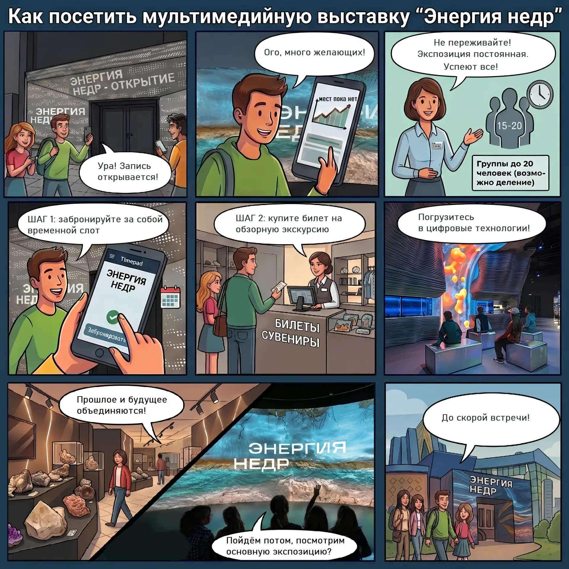 ✨ Открыта запись на интерактивную выставку «Энергия недр»!