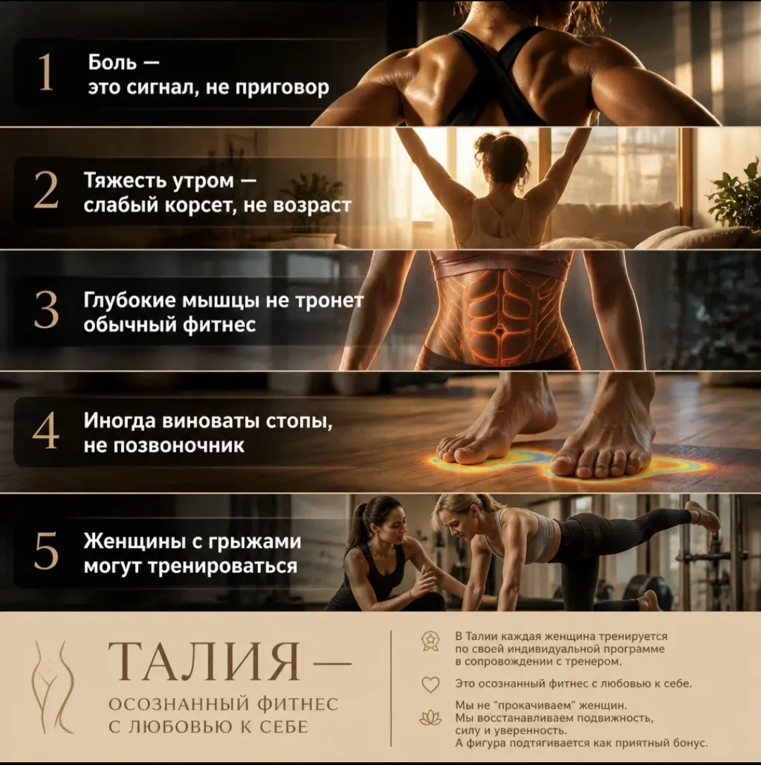 Непопулярные мнения про боль в спине, которых знают немногие:

1. Боль в спине — это не всегда приго
