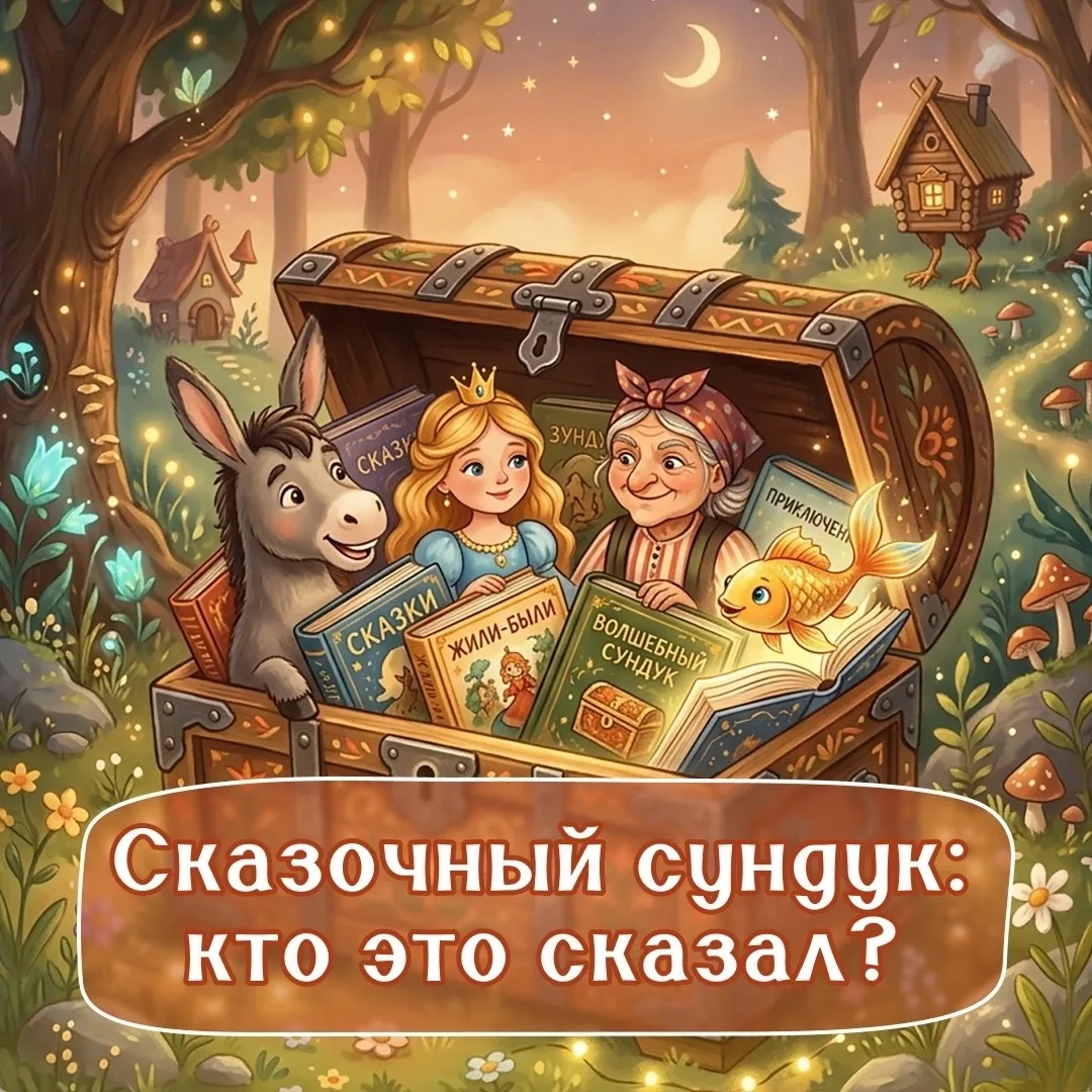 Сказочный сундук: КТО ЭТО СКАЗАЛ?

https://vk.ru/wall-181741477_5067