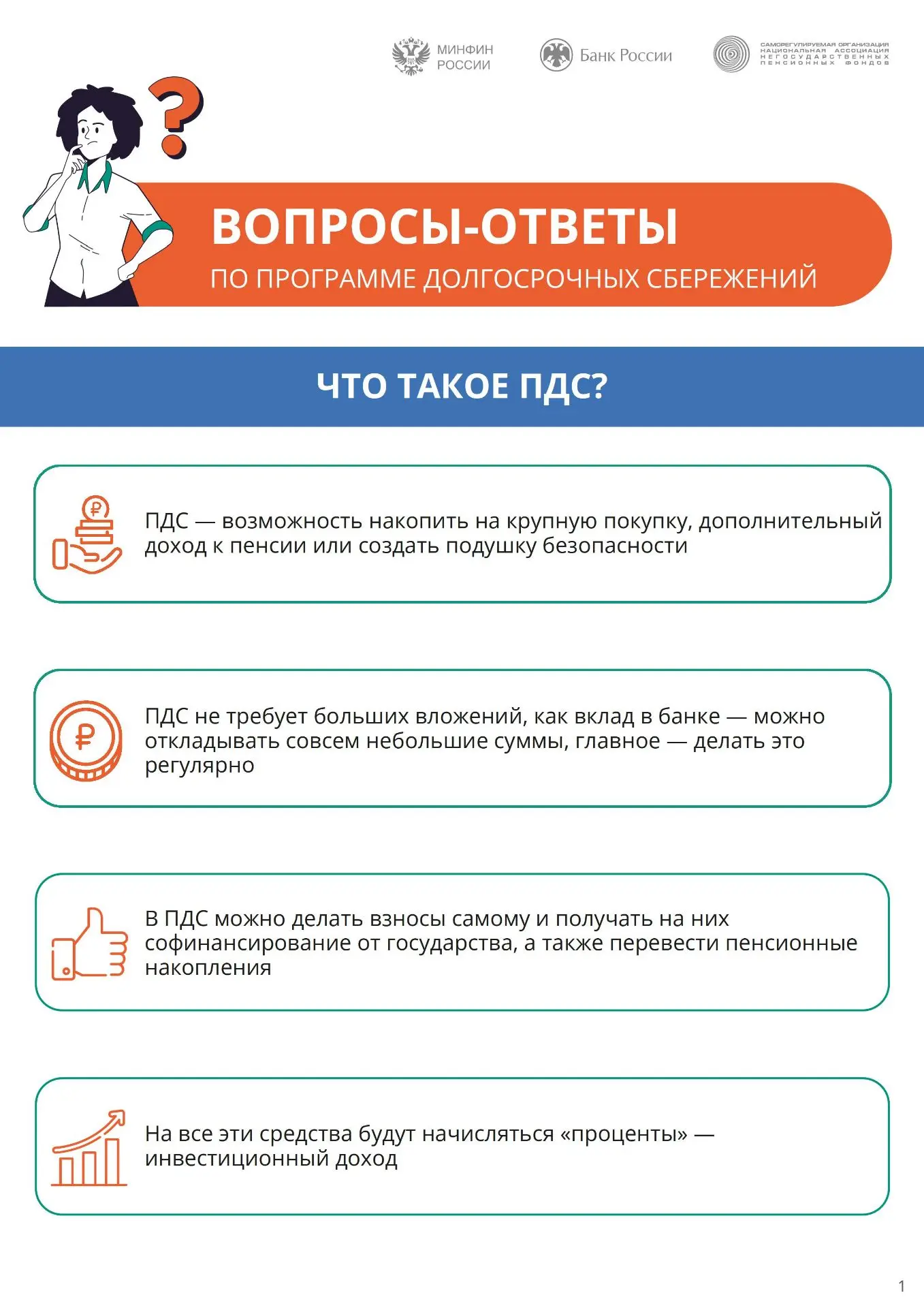 ВОПРОСЫ-ОТВЕТЫ
ПО ПРОГРАММЕ ДОЛГОСРОЧНЫХ СБЕРЕЖЕНИЙ