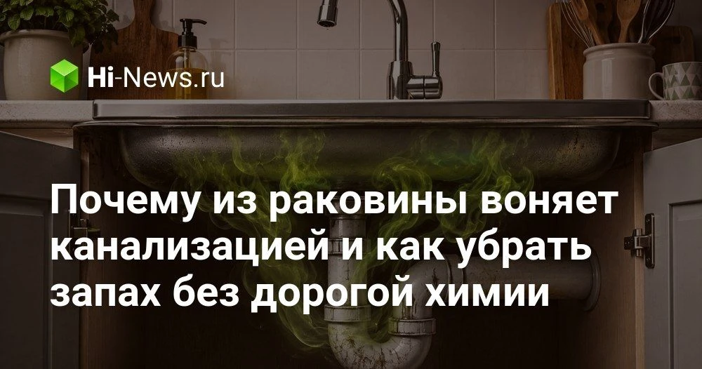 Неприятный запах из раковины: причины появления и способы избавиться в домашних условиях