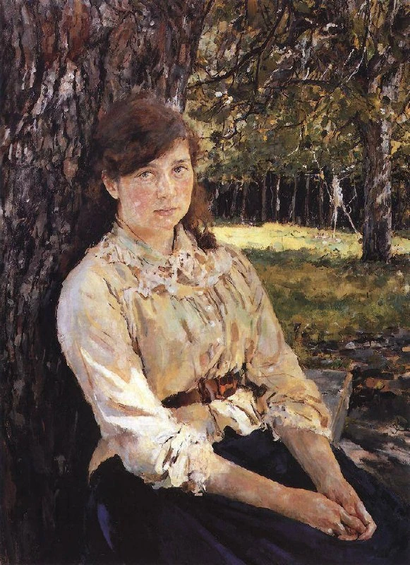 Еще один шедевр Серова -  «Девушка, освещённая солнцем» ☀️