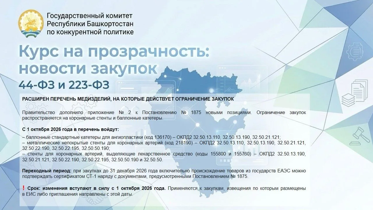 Постановление Правительства РФ от 25.09.2026 № 1236 доступно по ссылке: http://publicat...