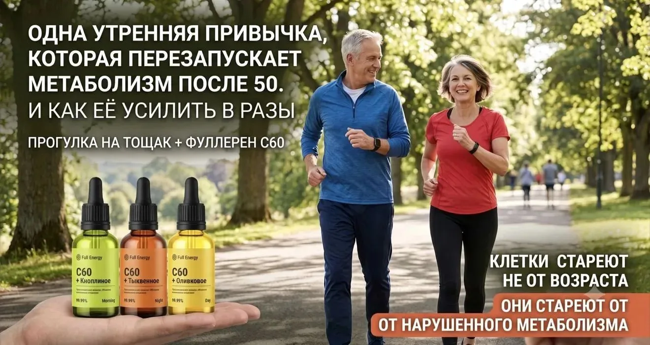 Одна простая утренняя привычка, которая перезапускает метаболизм после 50. И как её уси...