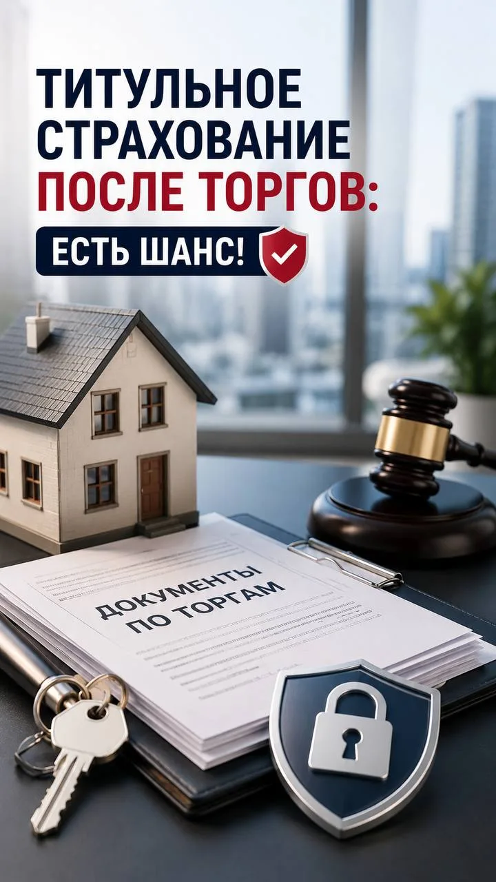 ⁉️Есть ли шанс застраховать по титулу объект проданный 1-2 года назад с торгов?

🖊Вводные: Полтора 