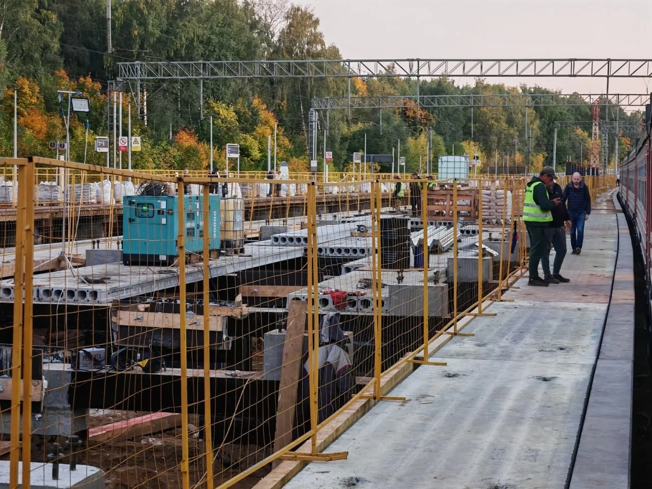 🚉 Масштабы реконструкции платформы «Яуза» впечатляют