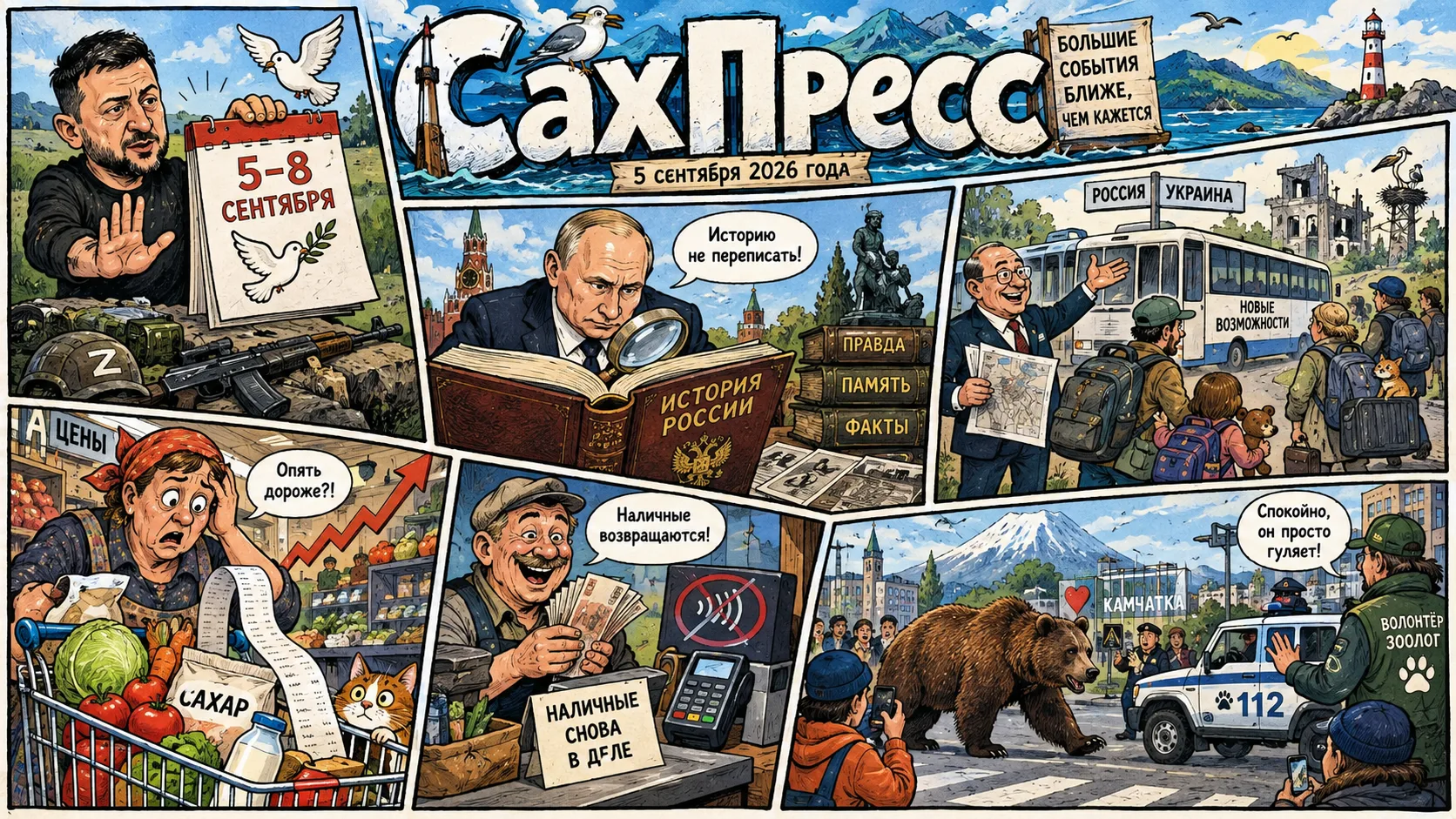 📢 Обзор значимых событий в России и мире к утру 5 сентября