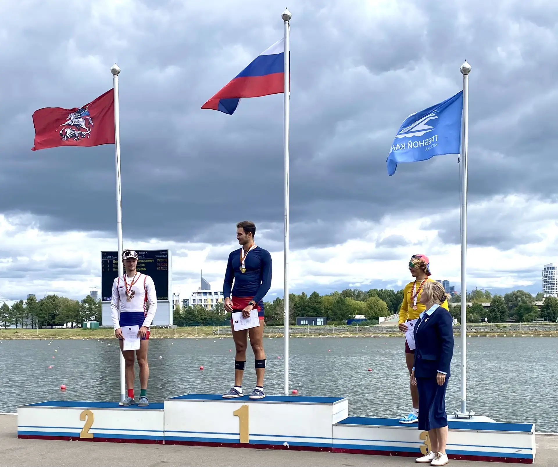 Спортсмены «Юности Москвы» на пьедестале столичного первенства по гребному спорту