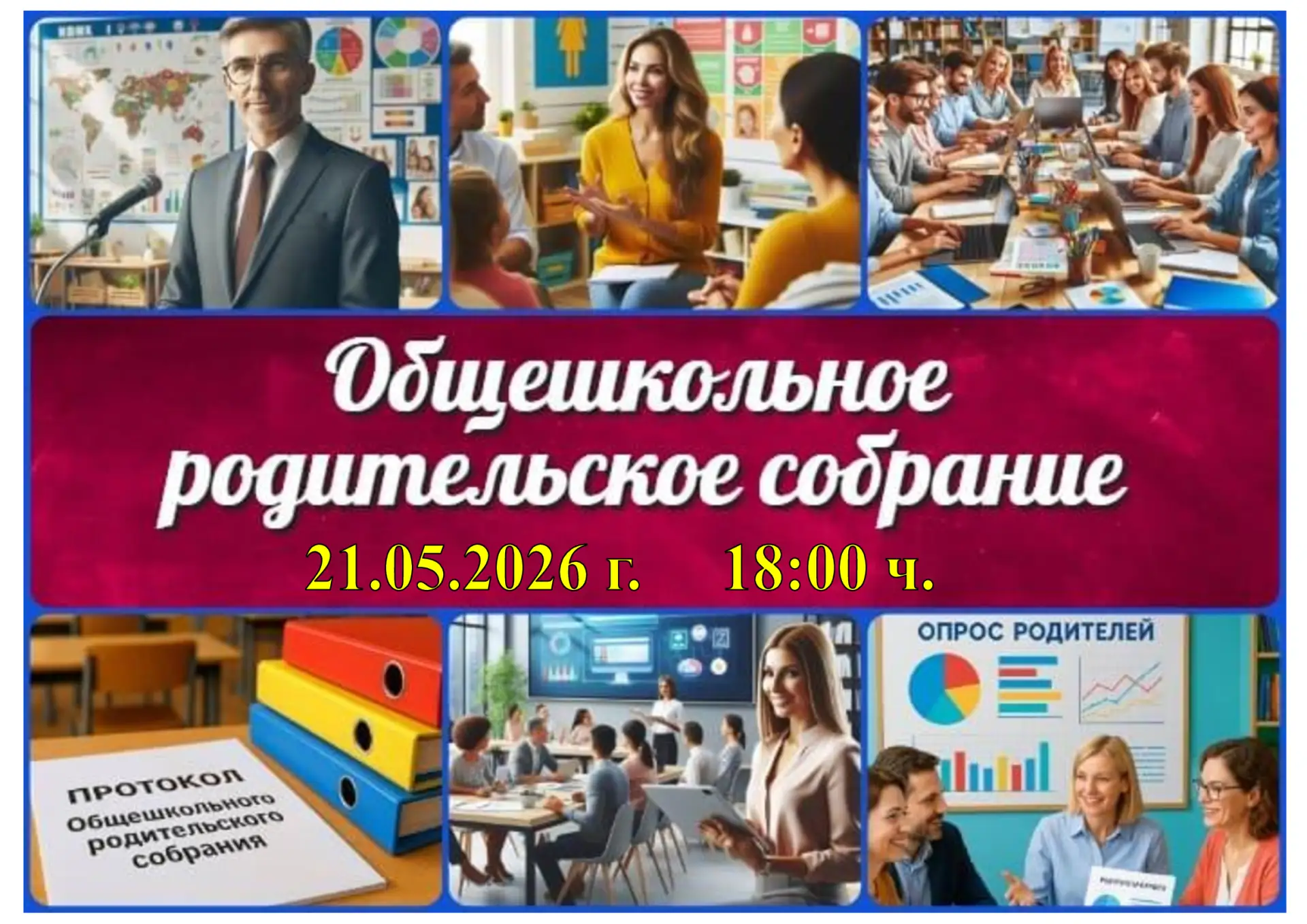 Уважаемые родители! 21 мая 2026 г. в 18:00 ч. в актовом зале Школы №10 состоится традиц...
