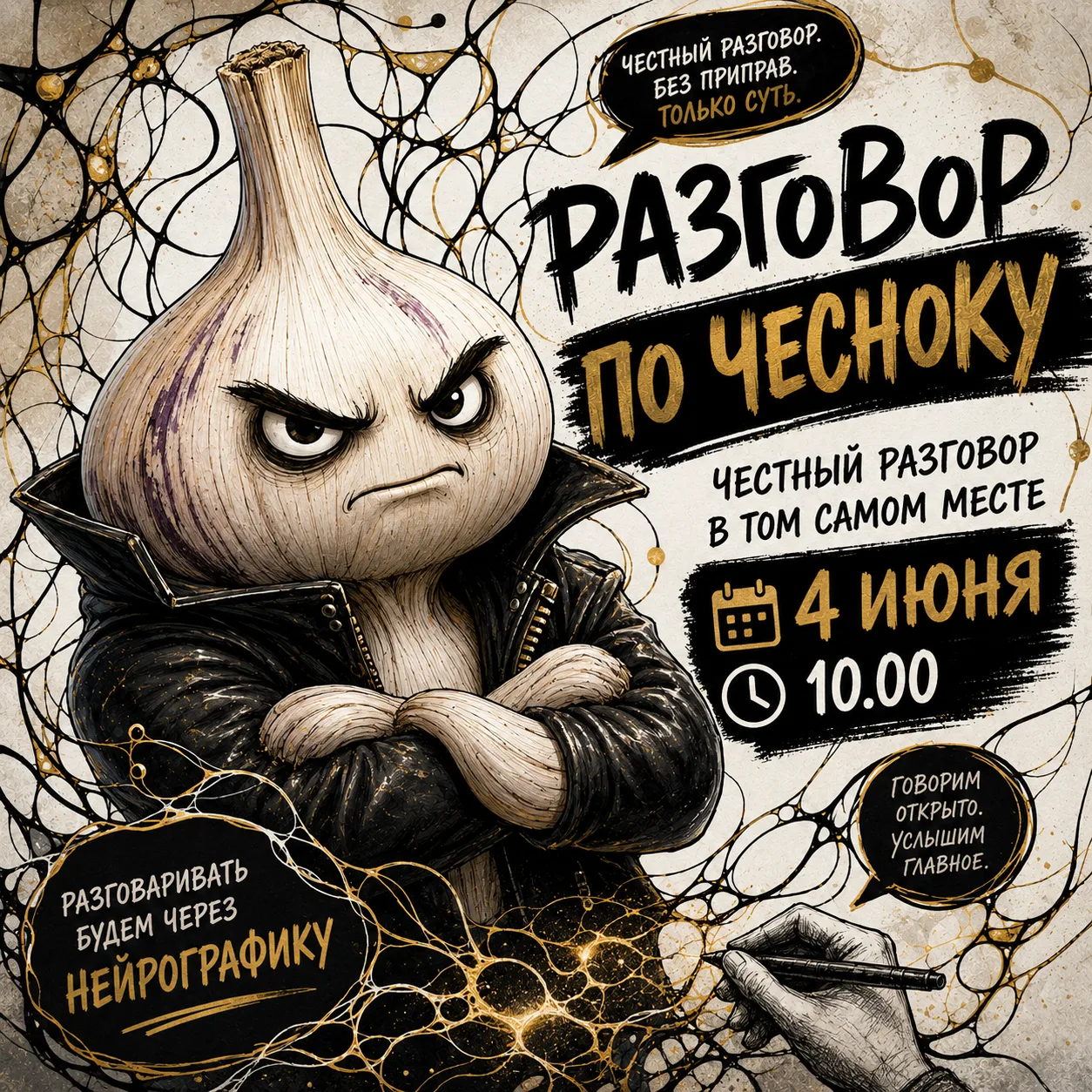 Давайте по чесноку.