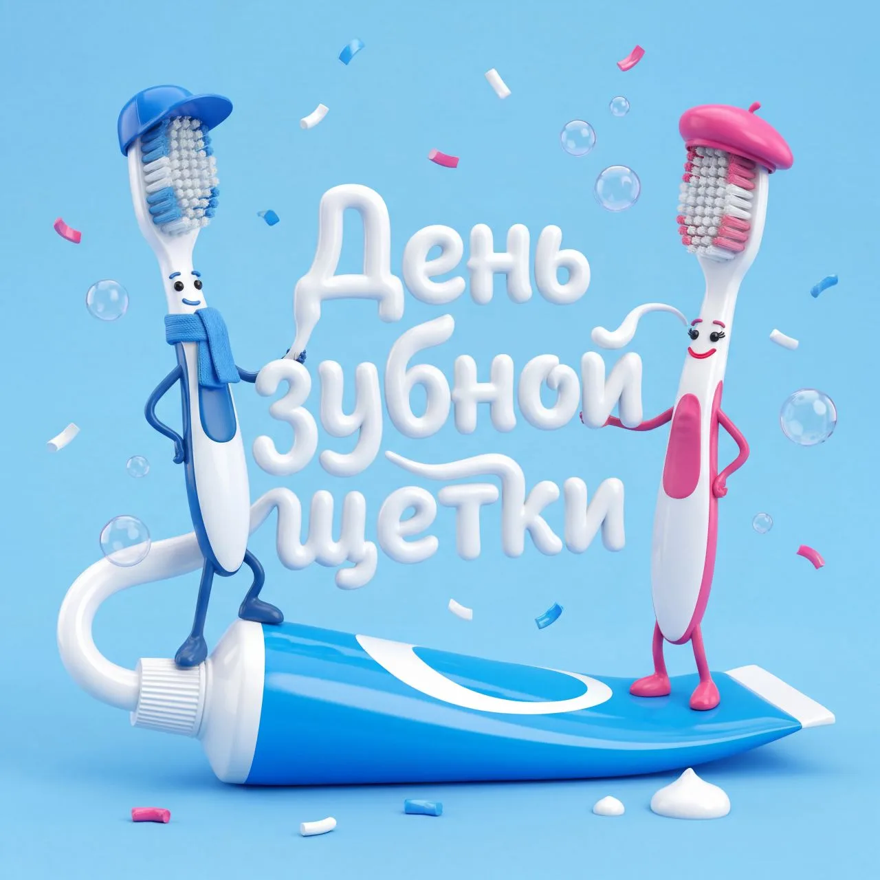 С Днем зубной щетки! ✨