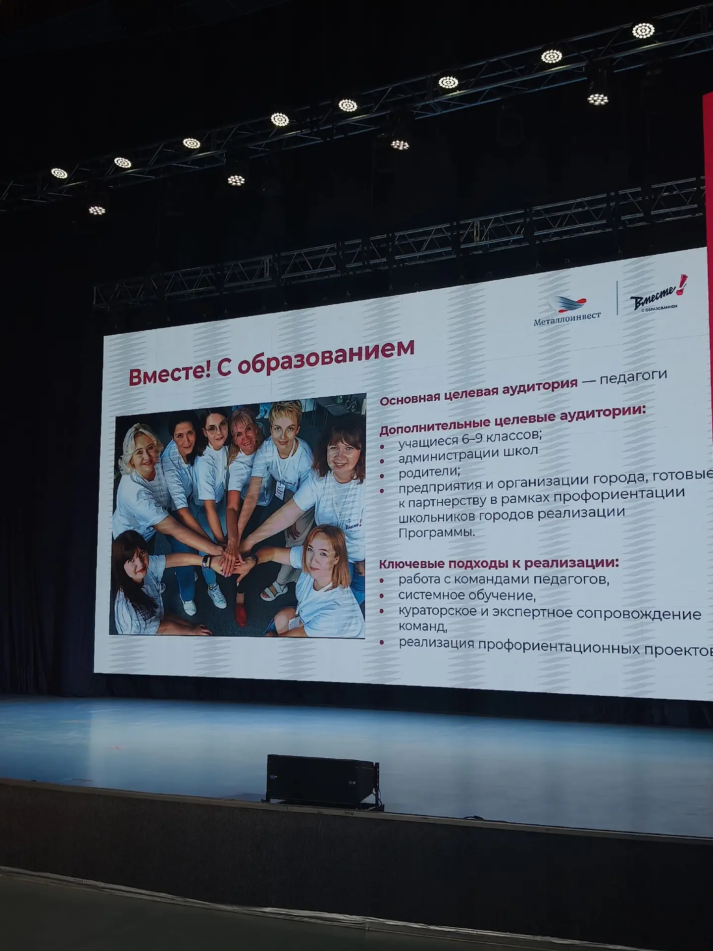 СОВРЕМЕННАЯ ШКОЛА И ПРОФОРИЕНТАЦИЯ  Итоговая конференция проекта «Вместе! С образованием» 2025-2026г