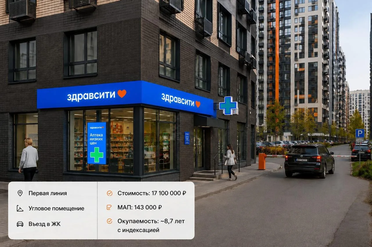 🔥 Предлагаем инвесторам участие в создании ГАБа с федеральным арендатором — Аптека Здр...