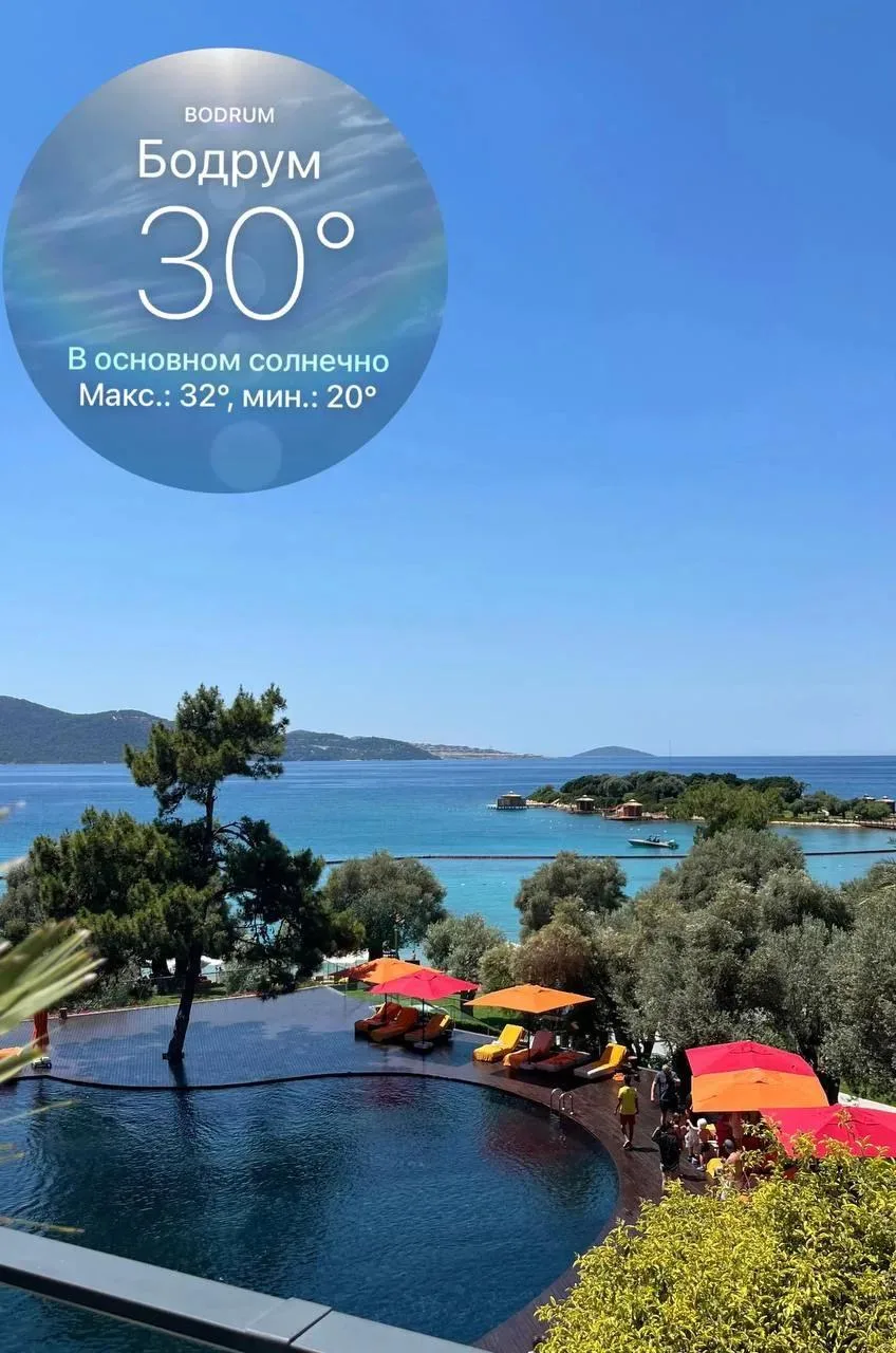 В этом году лето в Бодруме пришло раньше, чем в прошлом. Уже сейчас:

🌞 Великолепная солнечная пого