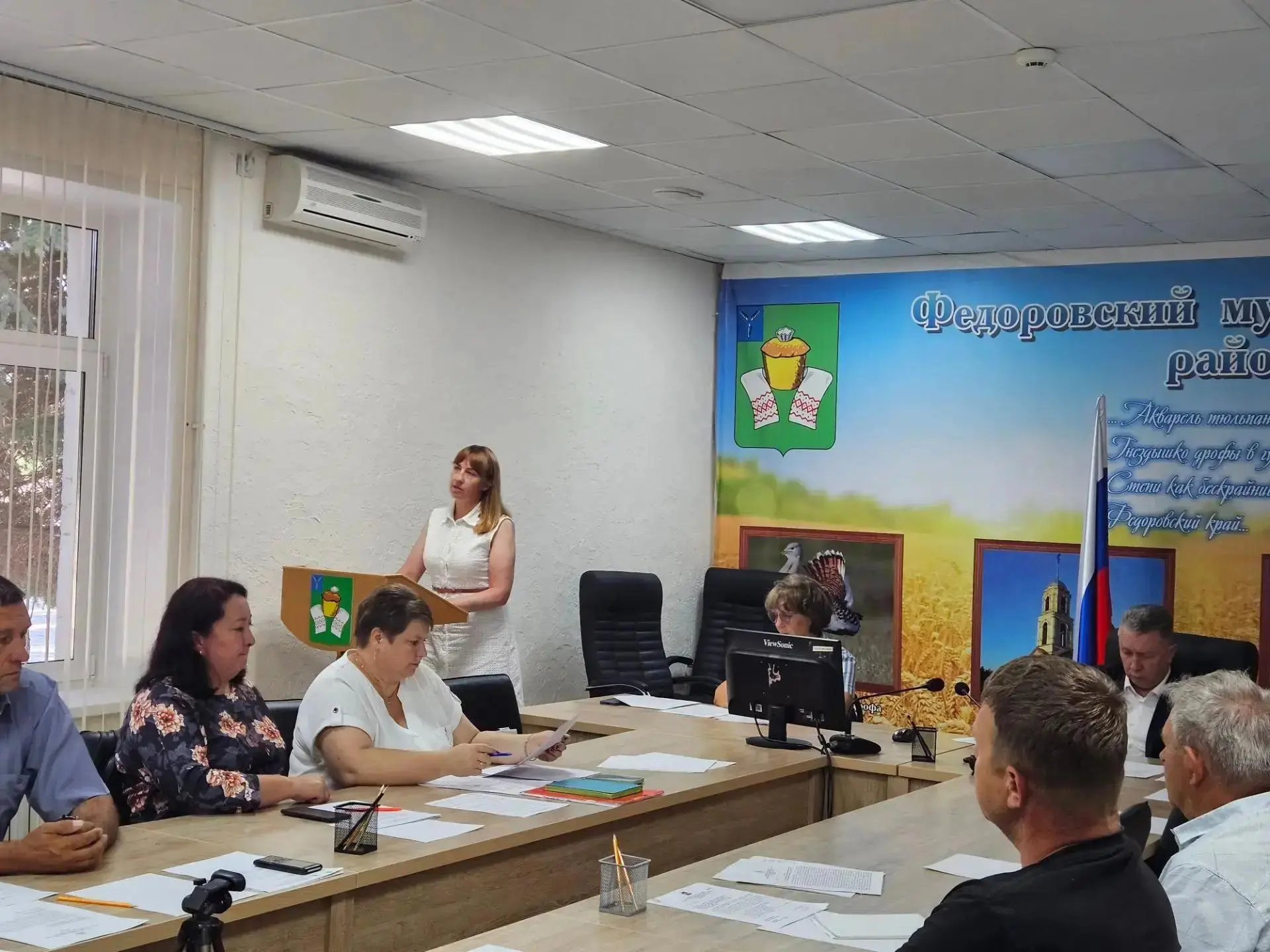🗓Сегодня в администрации прошло заседание Муниципального Собрания Федоровского района.