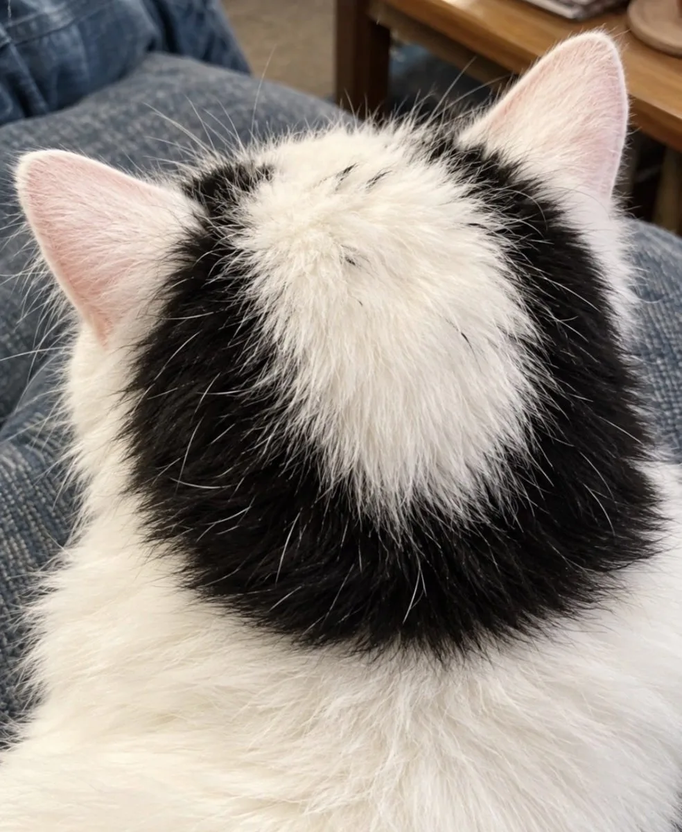 🔥В Сети вирусятся такие фотографии черно-белого кота