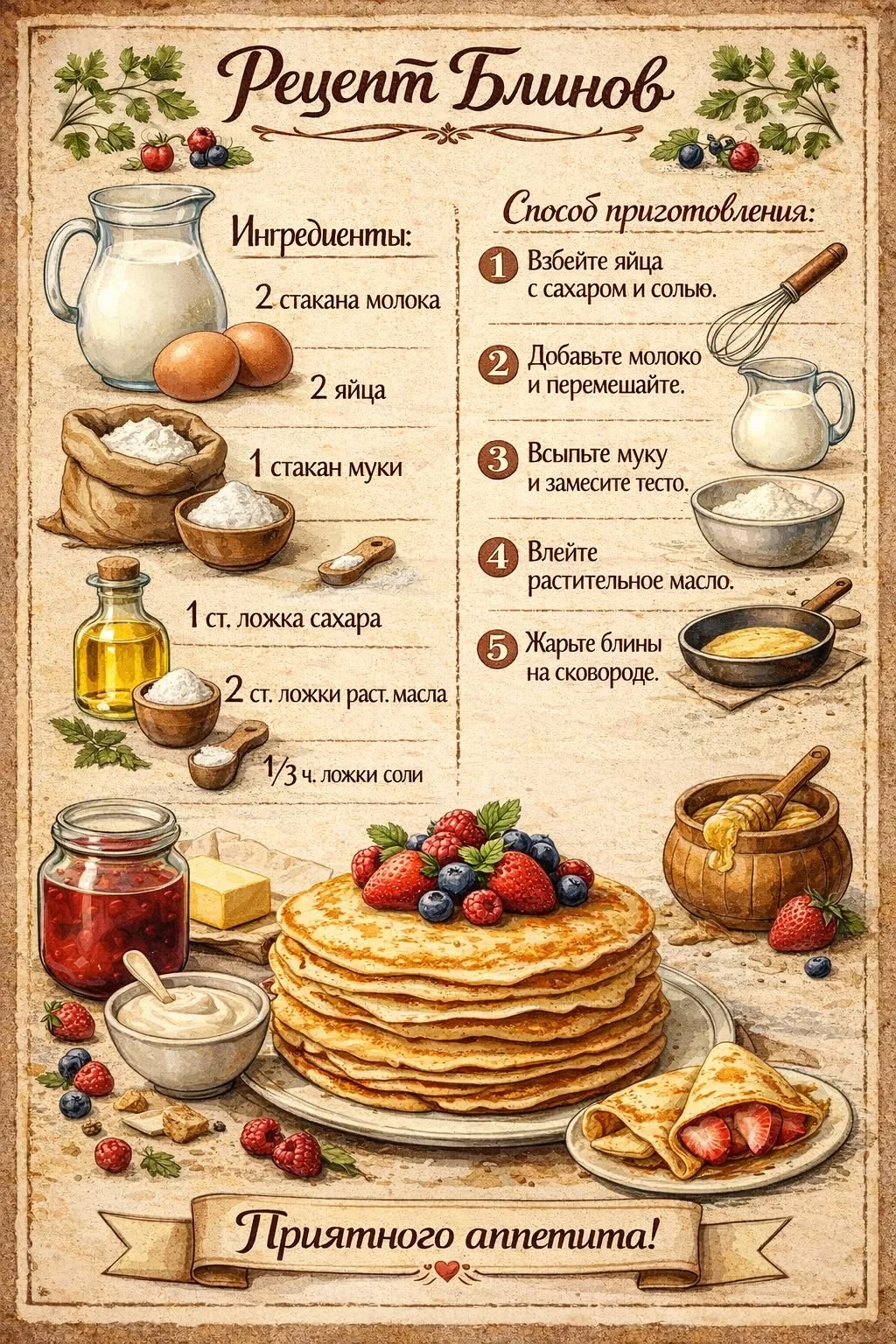 Вкус единства: национальные блюда народов России 🇷🇺