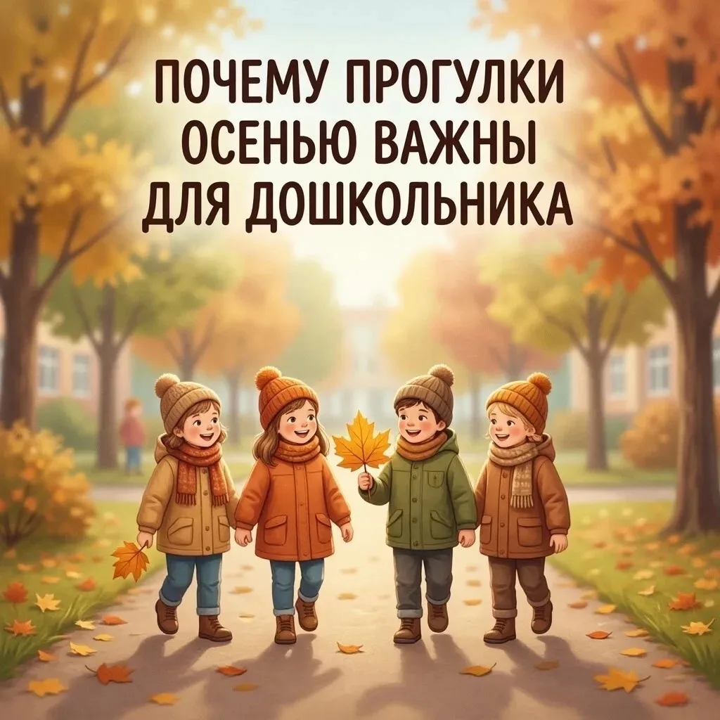 🍂 Почему прогулки осенью важны для дошкольника