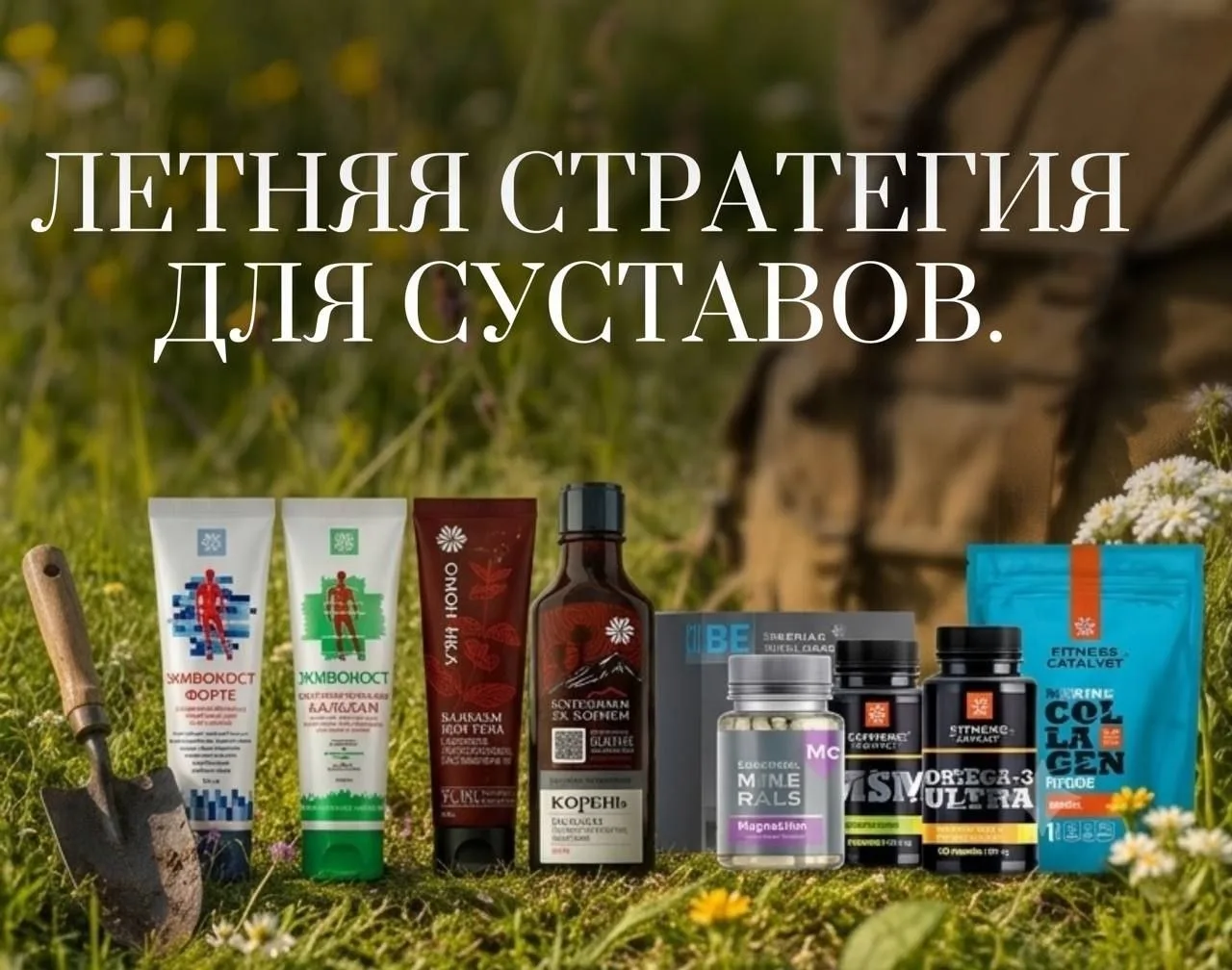 ✨ ЛЕТО — ВРЕМЯ ДВИЖЕНИЯ. ПОЗАБОТЬТЕСЬ О СВОИХ СУСТАВАХ! ✨