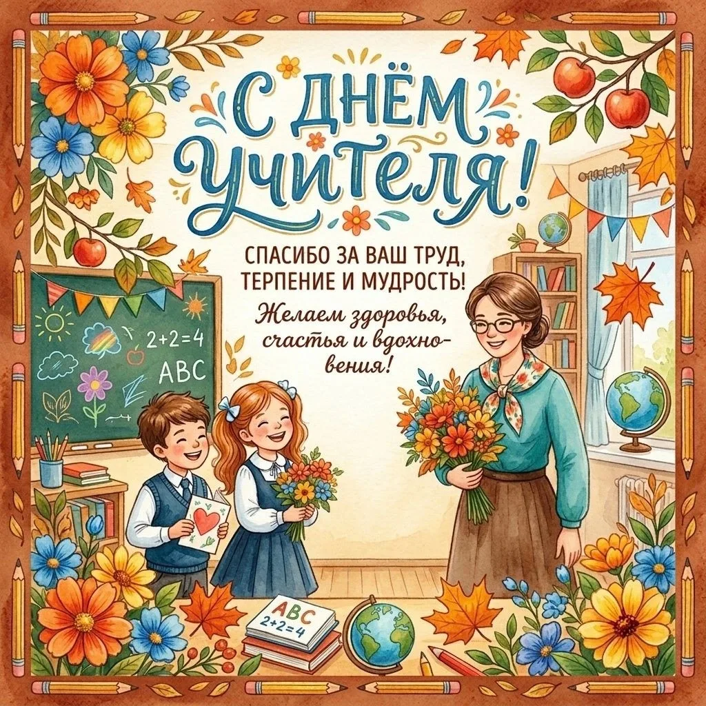 С Днем учителя!